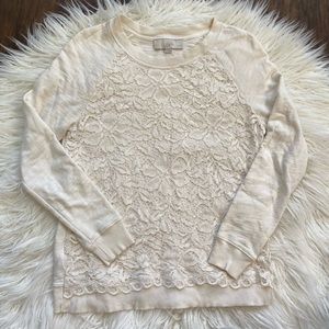 5 for 25!! LOFT Lace Front Shirt